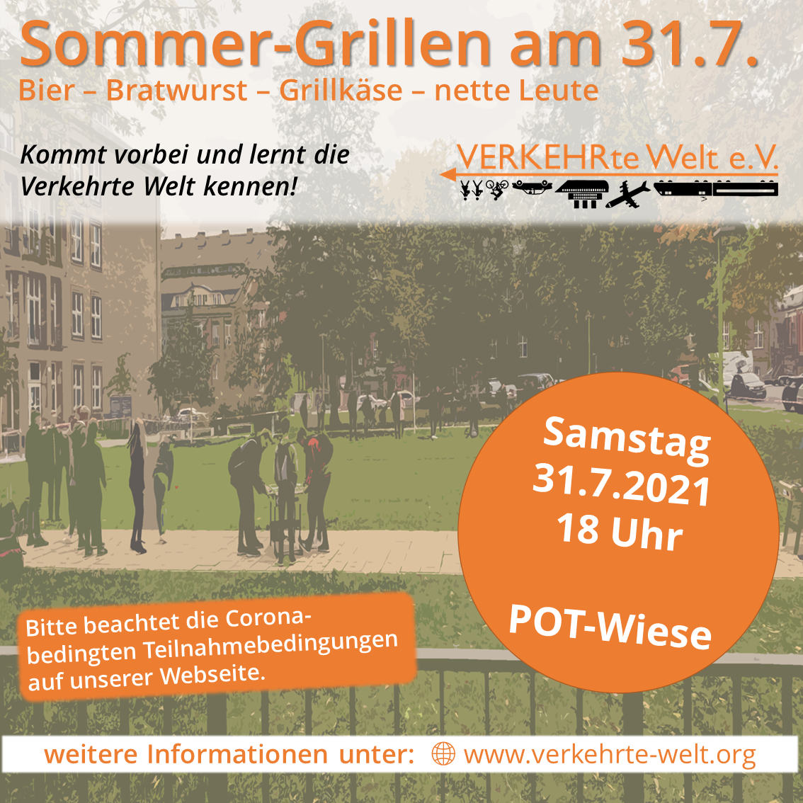 Sommer-Grillen der Verkehrten Welt