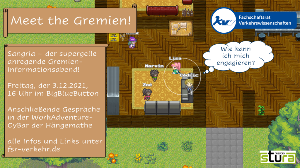 Informationsbanner zum Gremien-Informationsabend