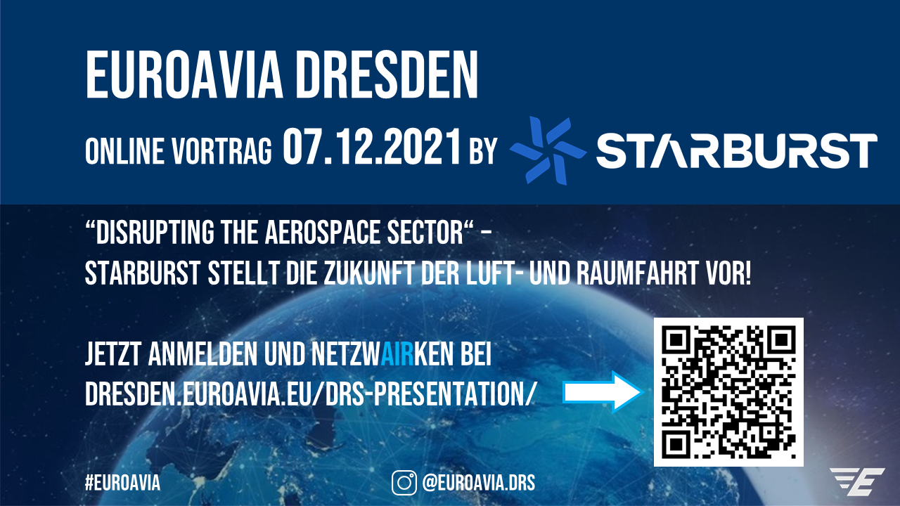 Euroavia: Online Vortrag „Disrupting the aerospace sector“