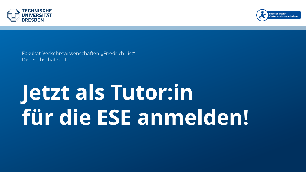 Tutors wanted for the ESE 2022