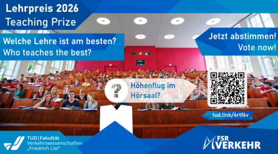 Ihr könnt gute Lehre honorieren! – Lehrpreis 2026
